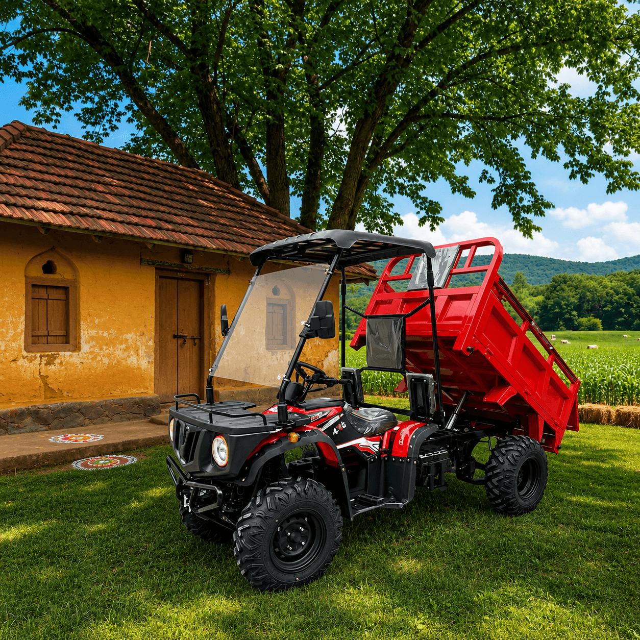 Tunwal Electric Farm ATV — BS50DU-2WD-1.6